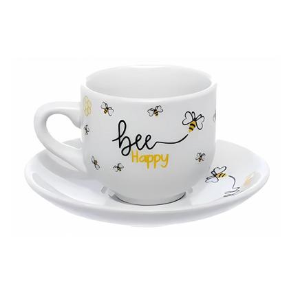 Imagem de Jogo com 6 Xícaras de Café Honey Bee Happy 90ml  Haüskraft