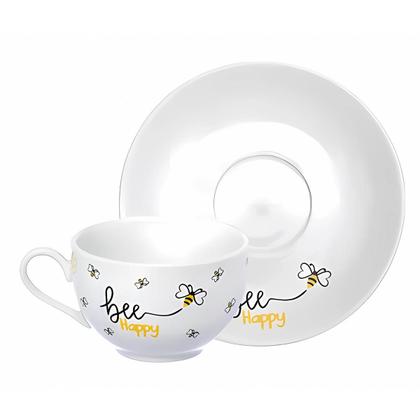 Imagem de Jogo com 6 Xícaras de Café Honey Bee Happy 90ml  Haüskraft