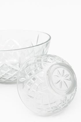 Imagem de Jogo com 7 Bowls em Vidro para Sobremesa com Relevo Variado