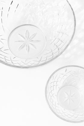 Imagem de Jogo com 7 Bowls em Vidro para Sobremesa com Relevo Variado