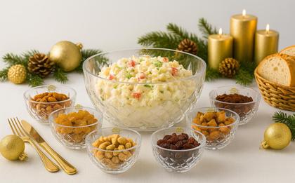 Imagem de Jogo com 7 Bowls em Vidro para Sobremesa com Relevo Variado