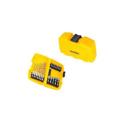 Imagem de Jogo Combinado Brocas E Bits 19 Peças - Vonder