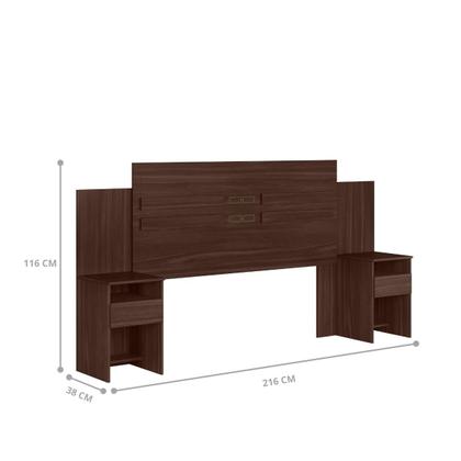 Imagem de Jogo Comoda e Cabeceira Palma Cafe Touch