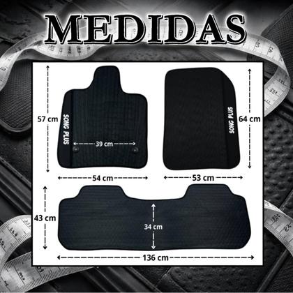 Imagem de Jogo Completo Tapete Automotivo Emborrachado Específico para BYD Song Plus 2023 em diante _ R3961