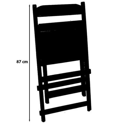 Imagem de Jogo Conjunto 1 Mesa 60x60 e 4 Cadeiras Bar Dobráveis Retratil de Madeira - Com pintura Imbuia
