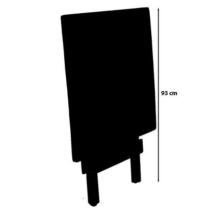 Imagem de Jogo Conjunto 1 Mesa 60x60 e 4 Cadeiras Bar Dobráveis Retratil de Madeira - Com pintura Imbuia