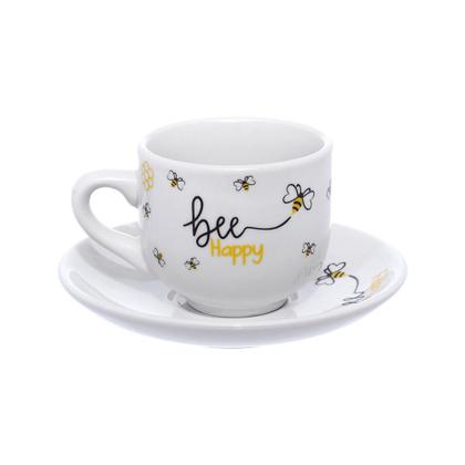 Imagem de Jogo Conjunto 6 Xicaras Para Cafés e Chá Honey Abelhas 80ML