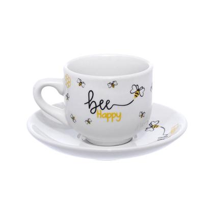 Imagem de Jogo Conjunto 6 Xicaras Para Cafés E Chá Honey Abelhas 80Ml