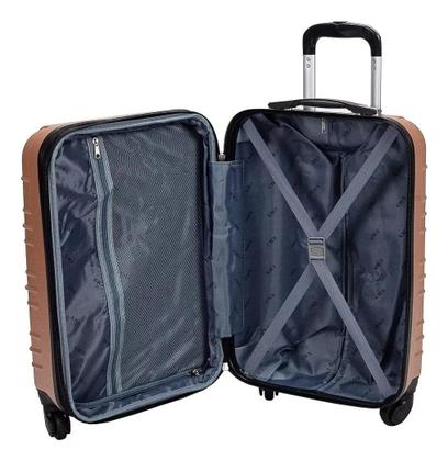 Imagem de Jogo Conjunto com 2 Malas de bordo e Viagem 1 P E 1 PP + 2 Frasqueiras quilos