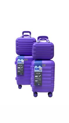 Imagem de Jogo Conjunto com 2 Malas de bordo e Viagem 1 P E 1 PP + 2 Frasqueiras quilos