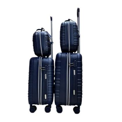 Imagem de Jogo Conjunto com 2 Malas de bordo e Viagem 1 P e 1 PP com 2 Frasqueiras