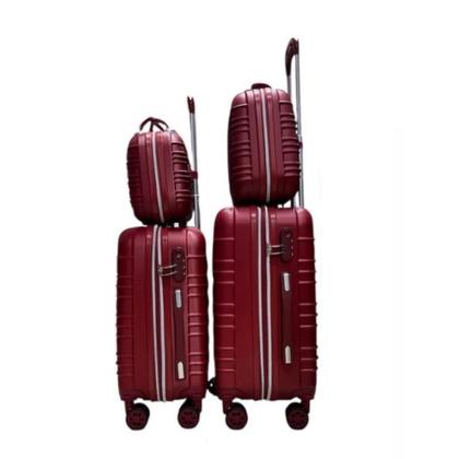 Imagem de Jogo Conjunto com 2 Malas de bordo e Viagem 1 P e 1 PP com 2 Frasqueiras