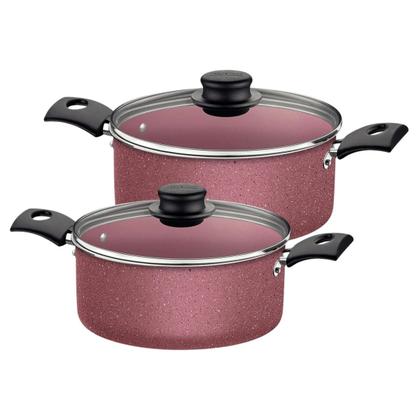 Imagem de Jogo Conjunto de Panela Tramontina Antiaderentes 7 peças com Frigideira Alumínio