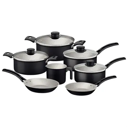 Imagem de Jogo Conjunto de Panela Tramontina Antiaderentes 7 peças com Frigideira Alumínio