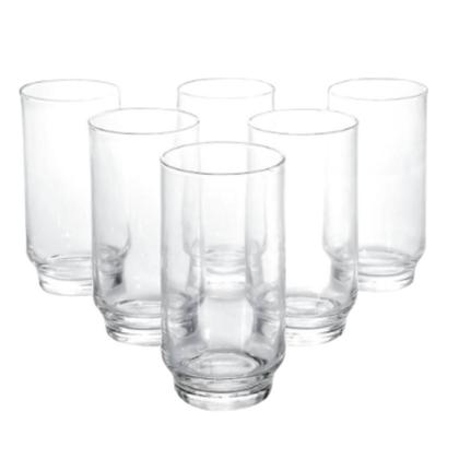 Imagem de Jogo Copo Lights Agua Suco Vidro Long Drink 300ml - Kit 6 un - NADIR FIGUEIREDO