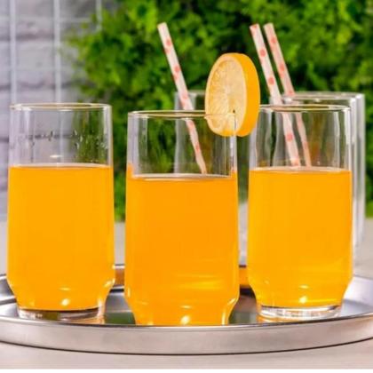 Imagem de Jogo Copo Lights Agua Suco Vidro Long Drink 300ml - Kit 6 un - NADIR FIGUEIREDO