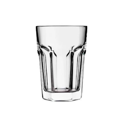 Imagem de Jogo copo vidro grosso 350ml sucos água bebida drinks bar