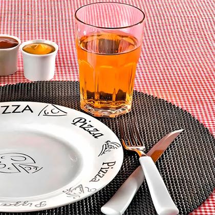 Imagem de Jogo copo vidro grosso 350ml sucos água bebida drinks bar