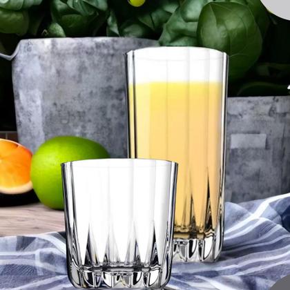 Imagem de Jogo Copos Altos e Baixos de Vidro 300ml 12un Dara