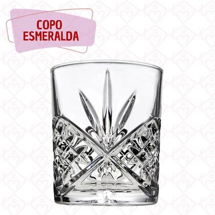 Imagem de Jogo Copos de Whisky Conjunto Linha Esmeralda 340ml -10 Unidades