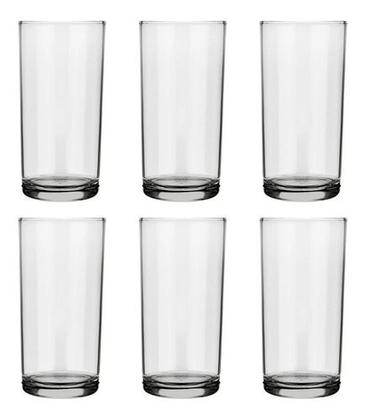Imagem de Jogo Copos Vidro Suco Agua Cylinder 300 Ml Nadir 12 Unid