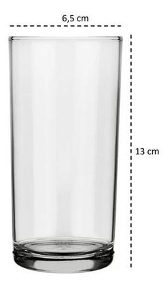 Imagem de Jogo Copos Vidro Suco Agua Cylinder 300 Ml Nadir 12 Unid