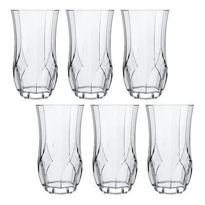 Imagem de Jogo Copos Vidro Suco Agua Opera 360 Ml Nadir 
