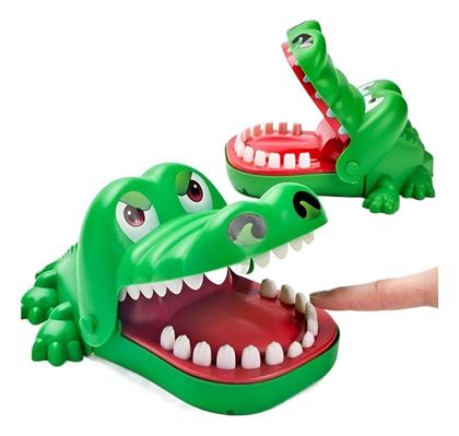 Imagem de Jogo Crocodilo Jacaré Dentista Morde Dedo Brinqued Pegadinha