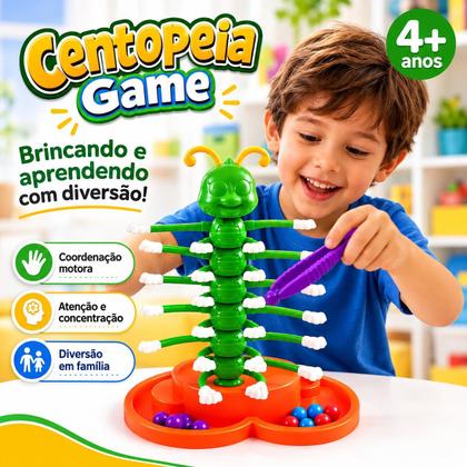 Imagem de Jogo Da Centopeia Maluca Game Luz E Som Lançamento Braskit