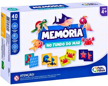 Imagem de Jogo Da Memoria Animais Fofinhos Do Fundo Do Mar Educativo