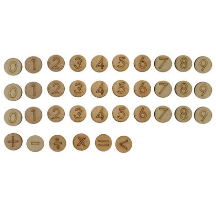 Imagem de Jogo da Memória Brincando com a Matemática para Toda Família Mdf Madeira