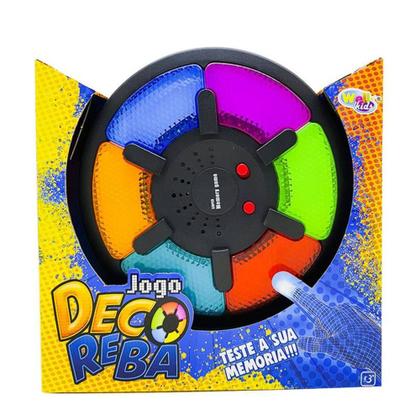 Jogo da memoria cores com som e luz educativo memorizacao colors