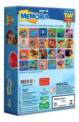 Imagem de Jogo da memória disney toy story 5 toyster original jak
