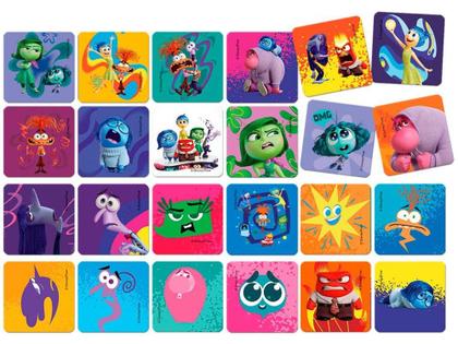 Imagem de Jogo da Memória Divertidamente Disney Pixar - Toyster Brinquedos 48 Peças