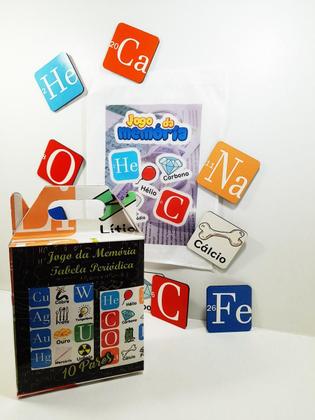 Imagem de Jogo da Memória Elementos Químicos Tabela Periódica 20 peças