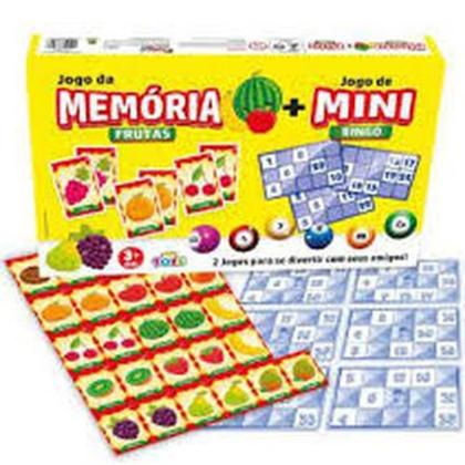 Imagem de Jogo da Memória Frutas + Jogo Mini Bingo