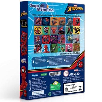 Imagem de Jogo da Memoria Homem ARANHA Toyster 8016