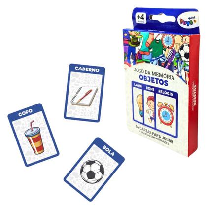 Imagem de Jogo Da Memória Infantil Objetos Educativo Cartas Mini Toys