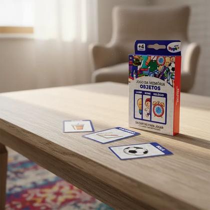 Imagem de Jogo Da Memória Infantil Objetos Educativo Cartas Mini Toys