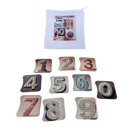 Imagem de Jogo Da Memória Números Em Braile 10 Pares