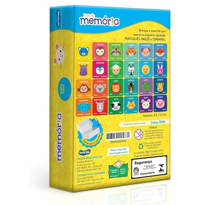 Imagem de Jogo Da Memória Português, Inglês E Espanhol Toyster 002566