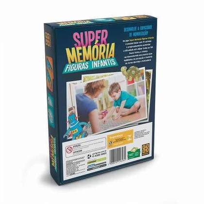Imagem de Jogo da Memoria  Super Memória Figuras Infantis- Grow
