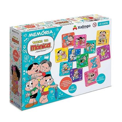 Imagem de Jogo da Memória Turma da Mônica Didático Educativo Original