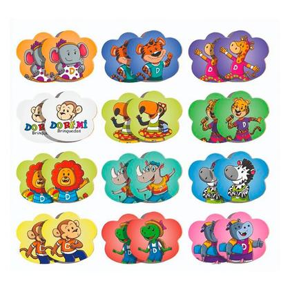 Imagem de Jogo da Memória Turminha Dorémi em madeira 24 pçs 5939 - Brincadeira