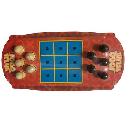 Imagem de Jogo Da Velha Bola Em Madeira Brinquedo Pedagógico