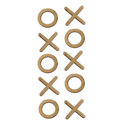 Imagem de Jogo Da Velha Brinquedo Educativo Em Madeira Mdf Desafio