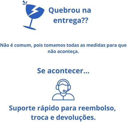 Imagem de Jogo de 12 Taças para Água e Vinho em Vidro 465ml