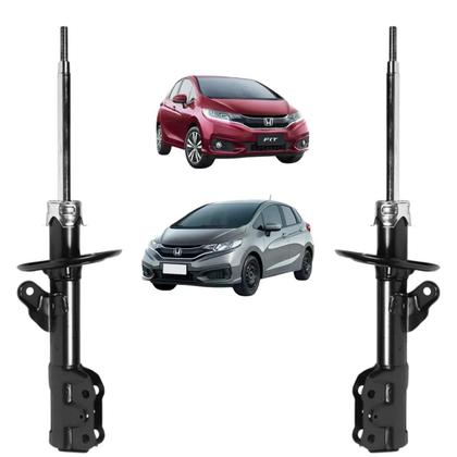 Imagem de Jogo De 2 Amortecedores Kayaba Honda Fit Dianteiro 2005 2006 2007 2008