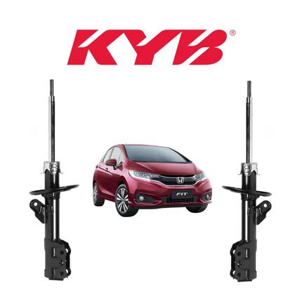 Imagem de Jogo De 2 Amortecedores Kayaba Honda Fit Dianteiro 2005 2006 2007 2008