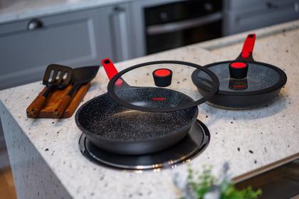 Imagem de Jogo de 2 Frigideiras Antiaderente Em Mármore Autêntico Chef